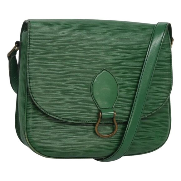 LOUIS VUITTON Epi Saint Cloud GM Shoulder Bag Green M52194 LV Auth 120495 - Picture 1 of 16